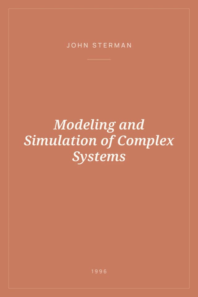 Portada de Modeling and Simulation of Complex Systems