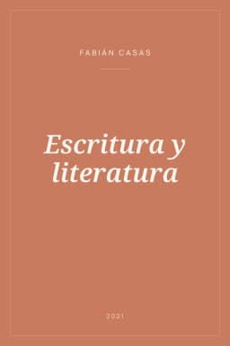 Portada de Escritura y literatura
