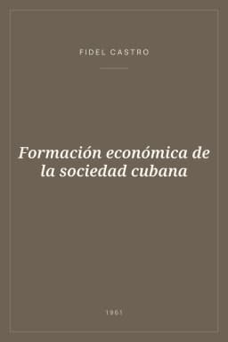 Portada de Formación económica de la sociedad cubana