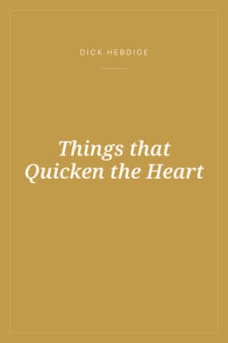 Portada de Things that Quicken the Heart