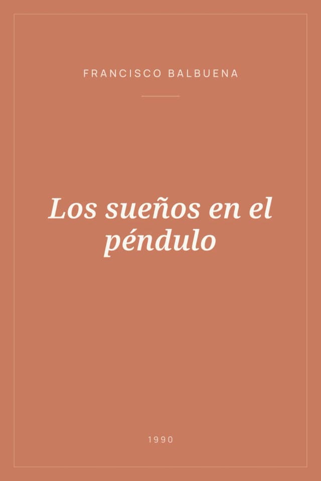 Portada de Los sueños en el péndulo