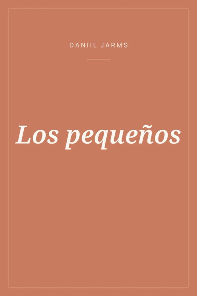 Portada de Los pequeños
