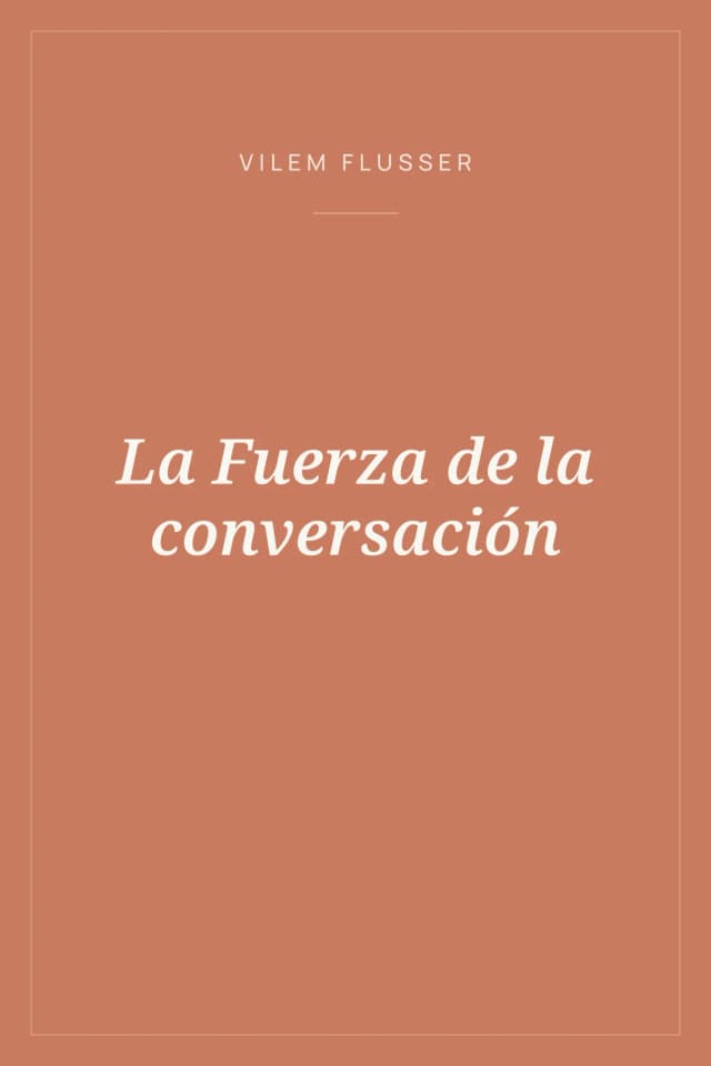 Portada de La Fuerza de la conversación