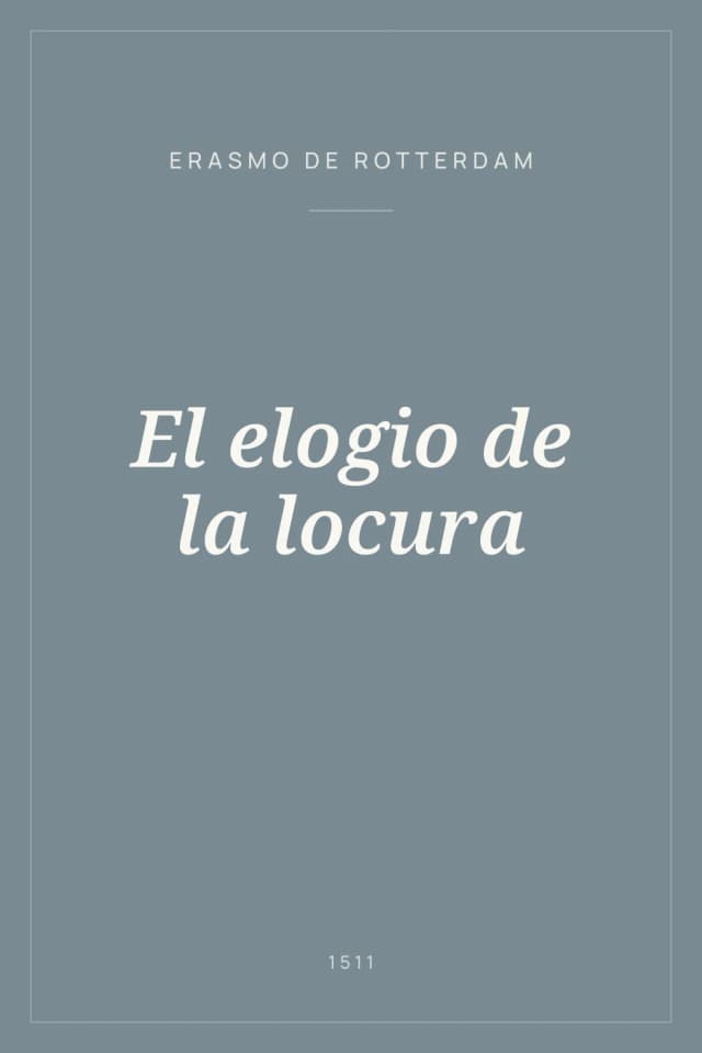 Portada de El elogio de la locura