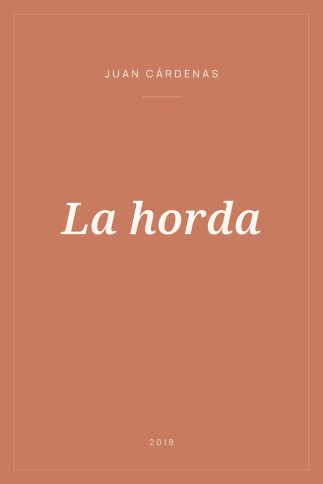 Portada de La horda