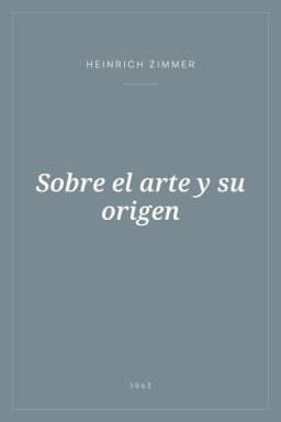 Portada de Sobre el arte y su origen