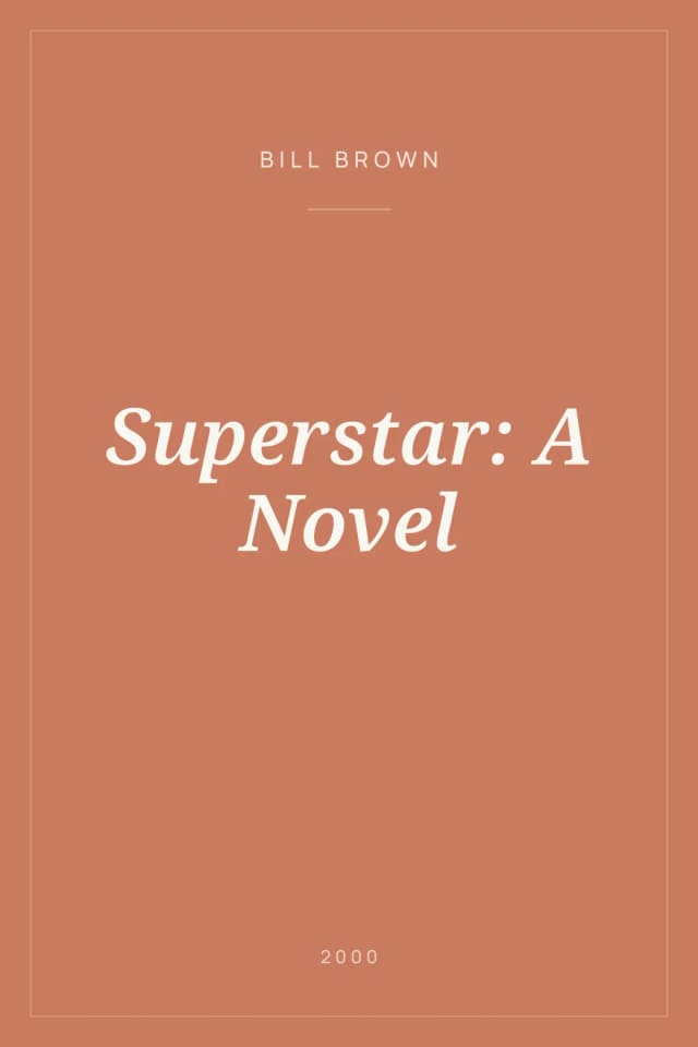 Portada de Superstar: A Novel