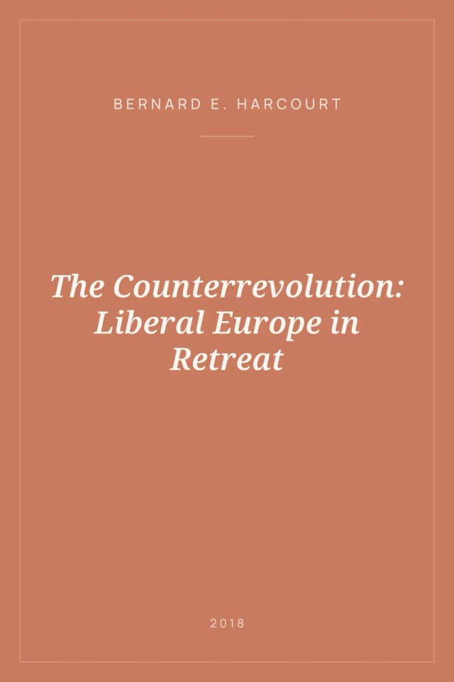 Portada de The Counterrevolution: Liberal Europe in Retreat