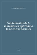 Portada de Fundamentos de la matemática aplicada a las ciencias sociales