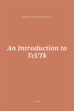 Portada de An Introduction to Tcl/Tk