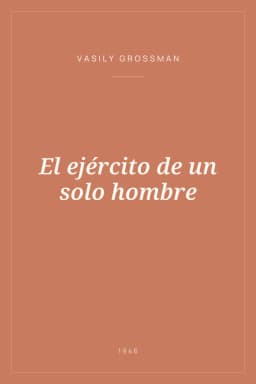 Portada de El ejército de un solo hombre