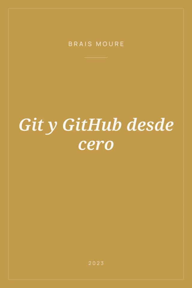 Portada de Git y GitHub desde cero