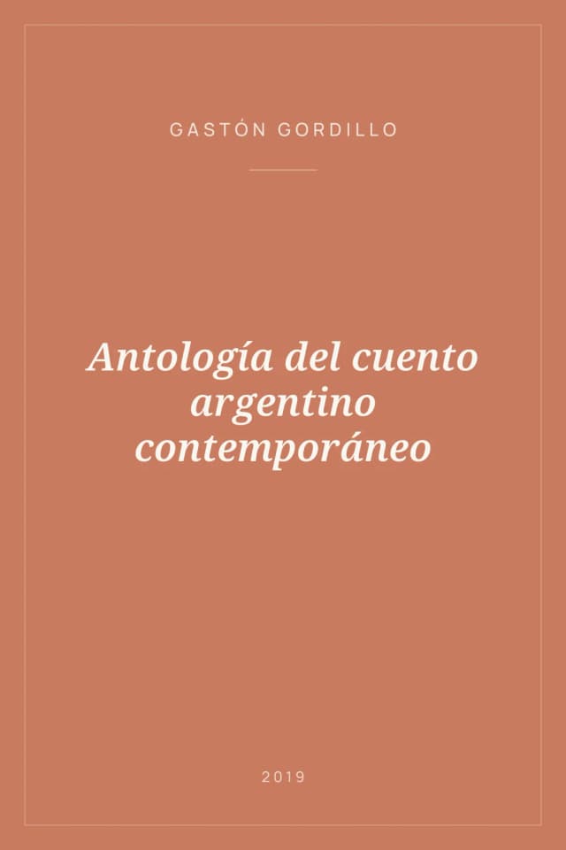 Portada de Antología del cuento argentino contemporáneo