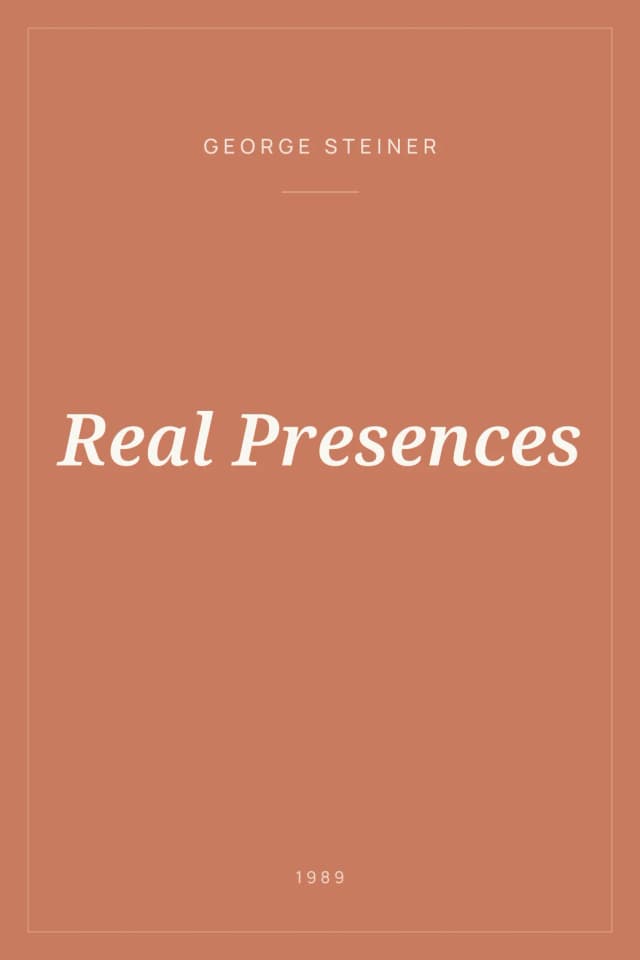 Portada de Real Presences