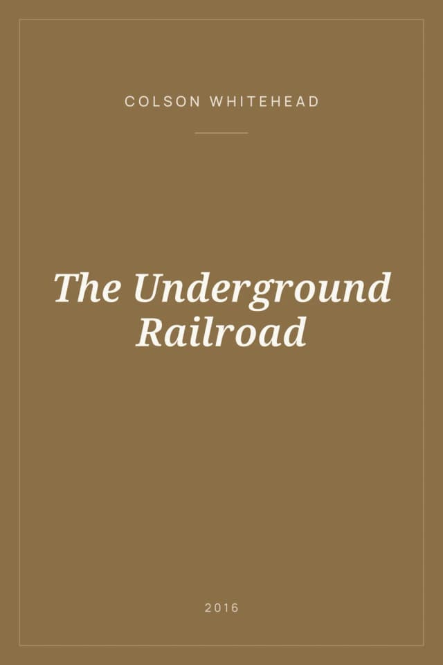 Portada de The Underground Railroad