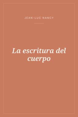 Portada de La escritura del cuerpo