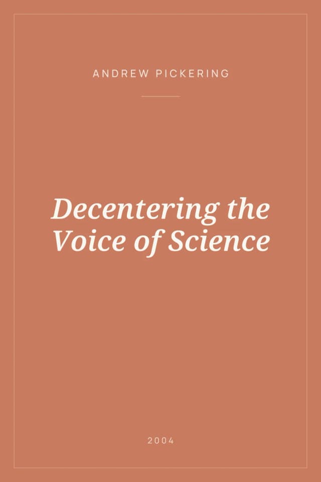 Portada de Decentering the Voice of Science