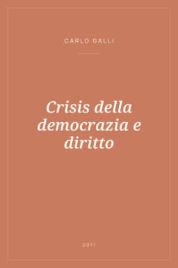 Portada de Crisis della democrazia e diritto