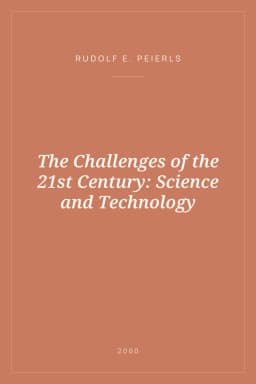 Portada de The Challenges of the 21st Century: Science and Technology