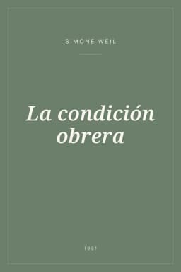 Portada de La condición obrera