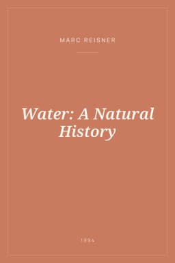 Portada de Water: A Natural History