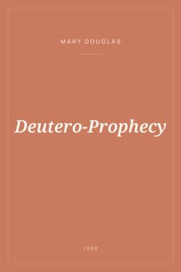Portada de Deutero-Prophecy