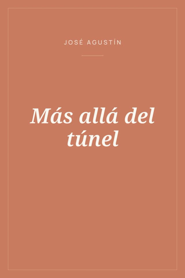 Portada de Más allá del túnel