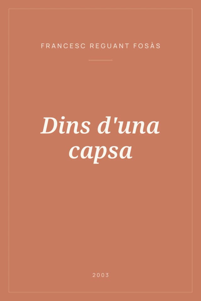 Portada de Dins d'una capsa