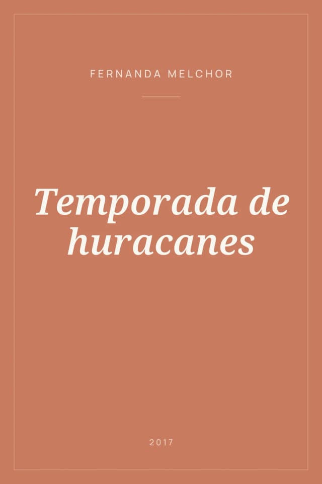 Portada de Temporada de huracanes