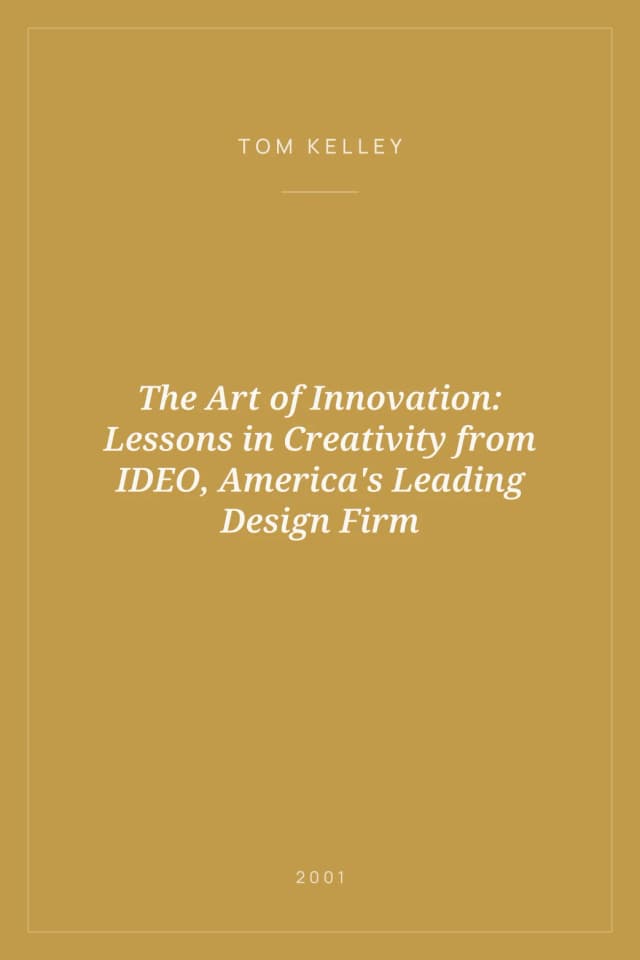 Portada de The Art of Innovation: Lessons in Creativity from IDEO, America's Leading Design Firm