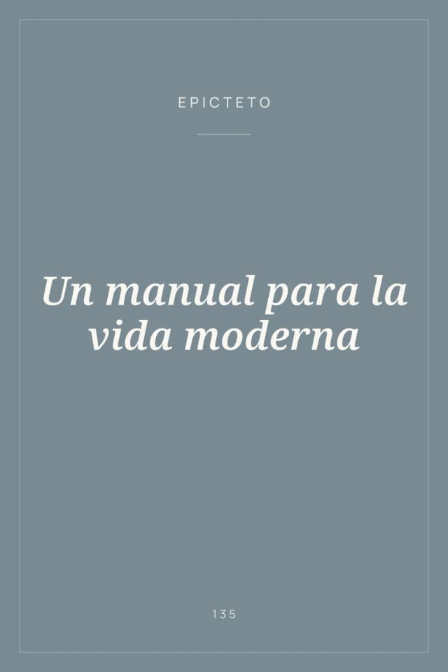 Portada de Un manual para la vida moderna