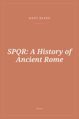 Portada de SPQR: A History of Ancient Rome