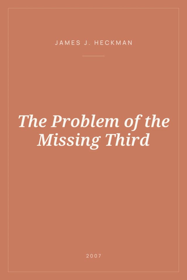 Portada de The Problem of the Missing Third