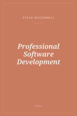 Portada de Professional Software Development