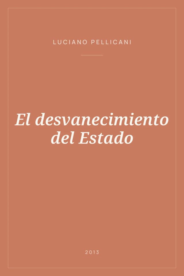 Portada de El desvanecimiento del Estado