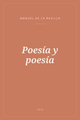 Portada de Poesía y poesía