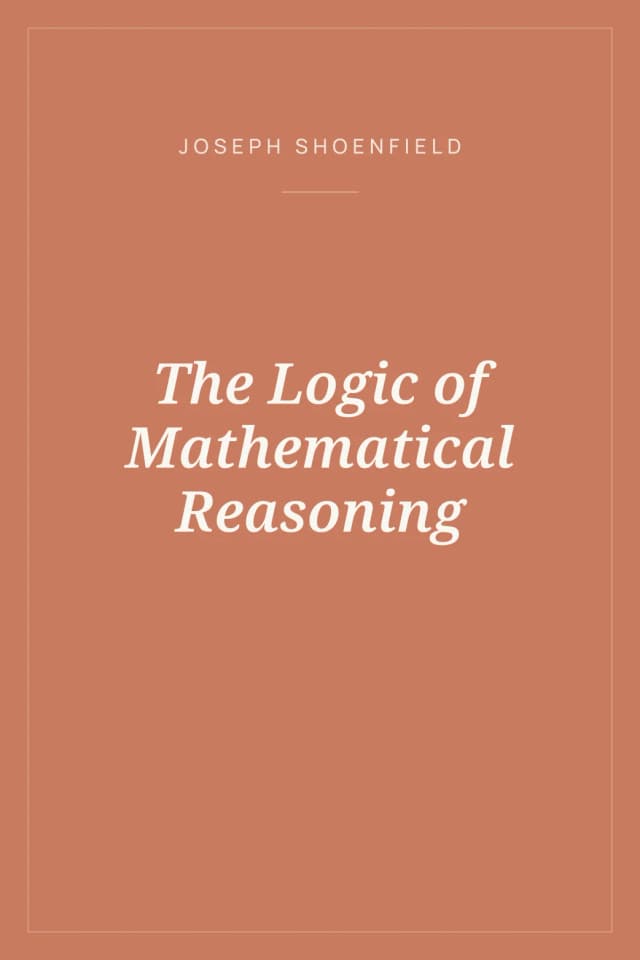 Portada de The Logic of Mathematical Reasoning