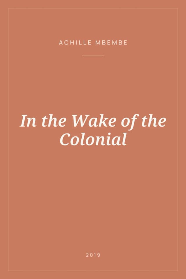 Portada de In the Wake of the Colonial
