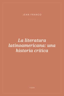 Portada de La literatura latinoamericana: una historia crítica