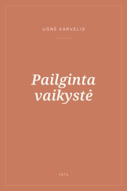Portada de Pailginta vaikystė