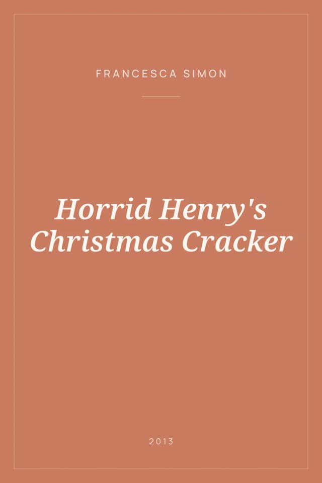 Portada de Horrid Henry's Christmas Cracker