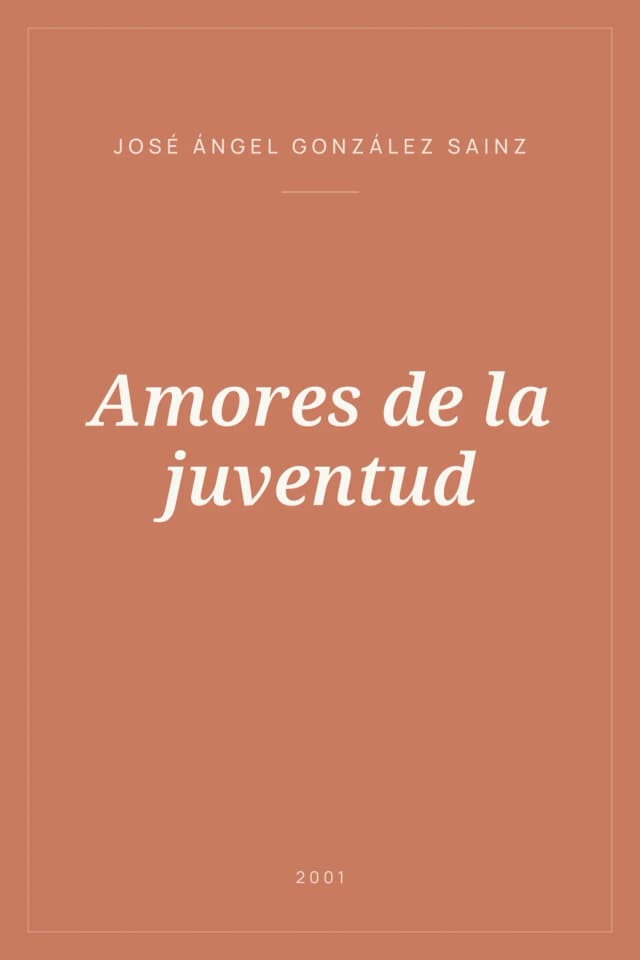 Portada de Amores de la juventud