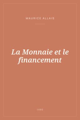 Portada de La Monnaie et le financement