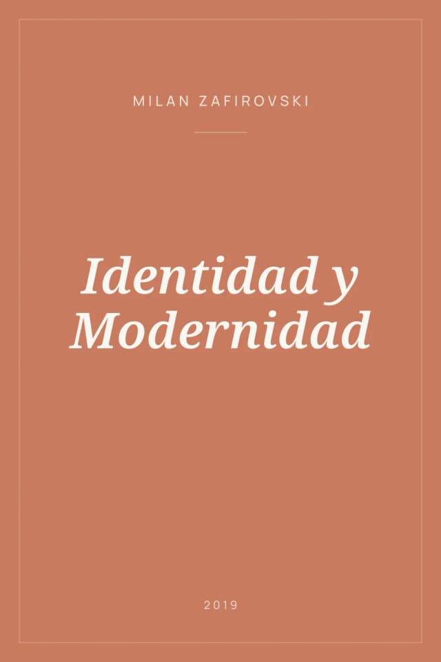 Portada de Identidad y Modernidad