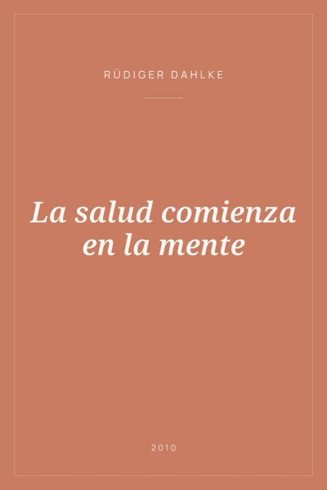 Portada de La salud comienza en la mente