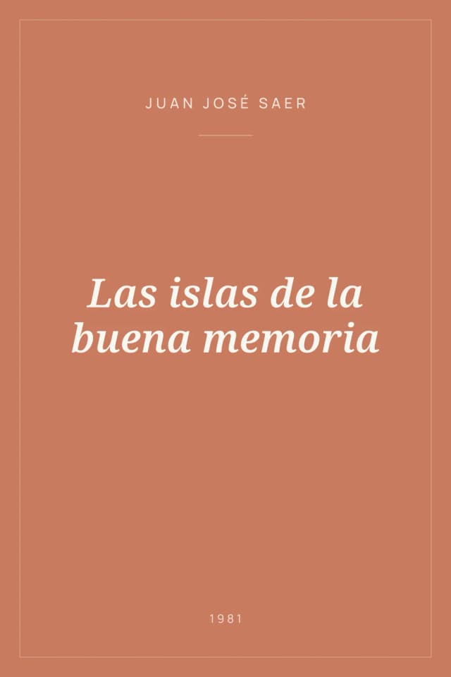 Portada de Las islas de la buena memoria