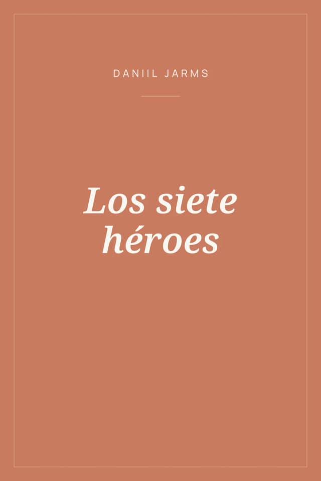 Portada de Los siete héroes