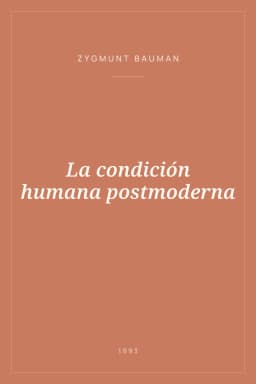 Portada de La condición humana postmoderna