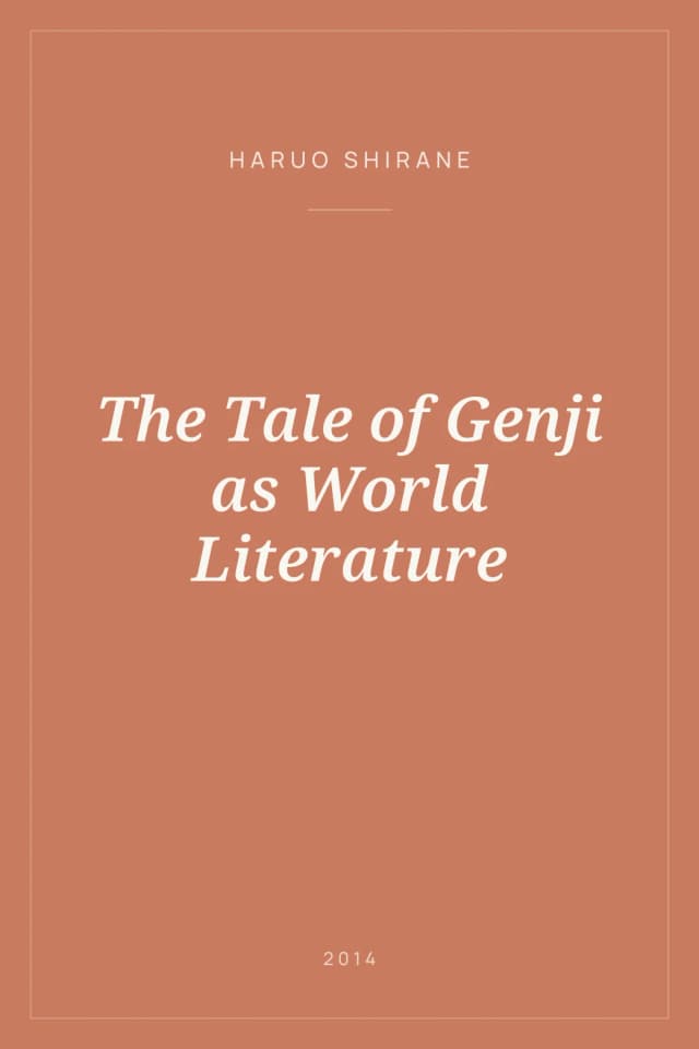 Portada de The Tale of Genji as World Literature