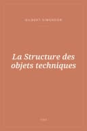 Portada de La Structure des objets techniques